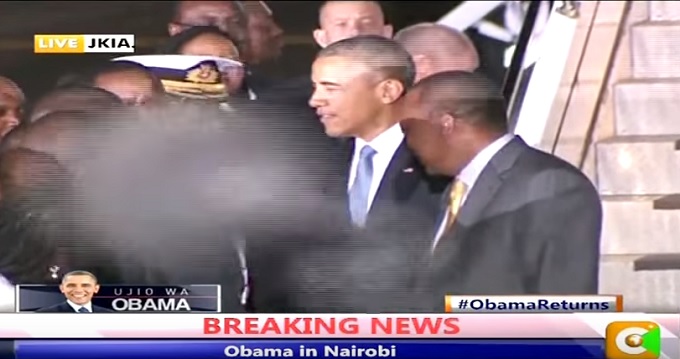 「オバマ＝悪魔」説が立証された？ ケニアに到着したオバマ大統領を出迎えた土着の幽霊の画像2
