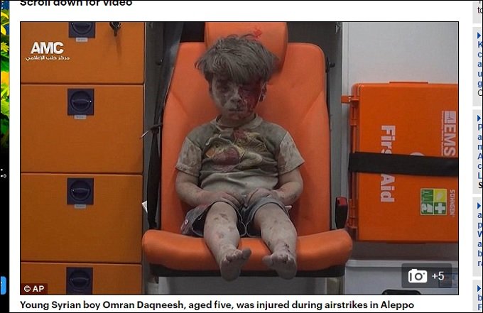 SMAPも五輪もどうでもいい! 地獄のようなシリアの現状を訴えかける5歳少年の表情に衝撃広がるの画像2
