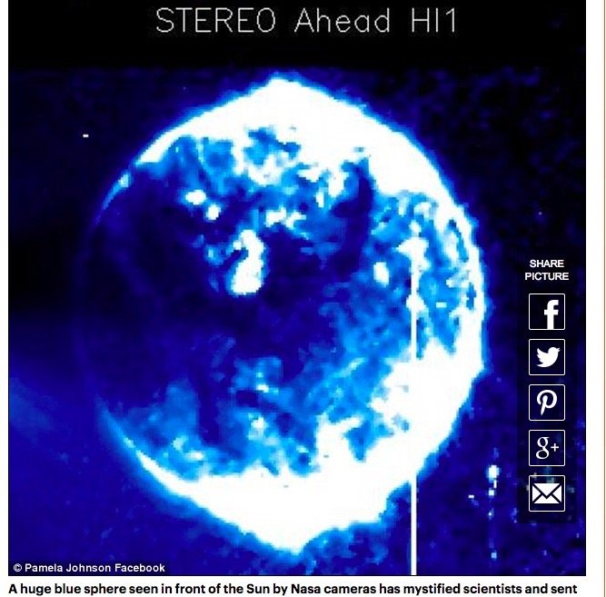 太陽の近くでウルトラストレートビームをぶっ放す2機のUFOが激写される?NASAが公開直後に写真取り下げる疑惑の対応の画像1