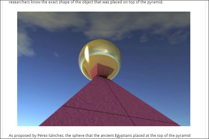 衝撃 ピラミッドの頂上には 金の玉 が載っていた 古代エジプトの驚天動地の新説を大紹介