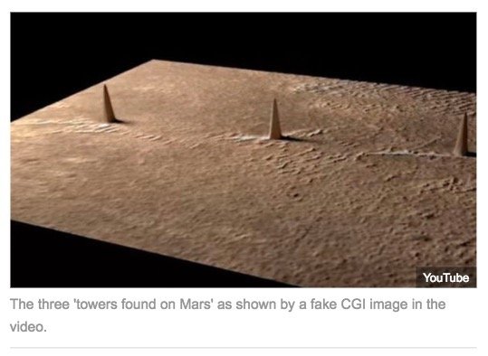 火星で1,600m級の超巨大トリプルタワーが発見される? 人類移住時に基地として利用可能!?の画像2