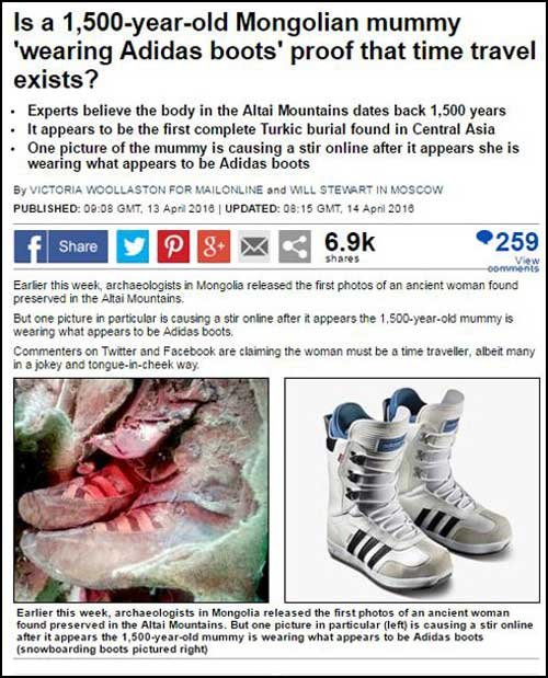 1500年前のミイラがアディダスのブーツを履いていた? 1700年前のミイラもアディダス着用?の画像4