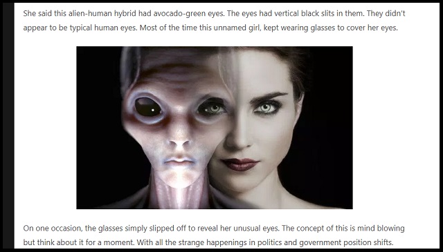 地球侵略中の「宇宙人と人間のハイブリッド3種類」をUFO界重鎮が暴露! 見分け方も判明、眼球に黒い縦線…!の画像2