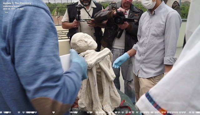 全身真っ白の「3本指のミイラ」が複数発見される! 医師「人間とは異なる1600年前のヒト型生物」DNA検査へ=ナスカの画像2