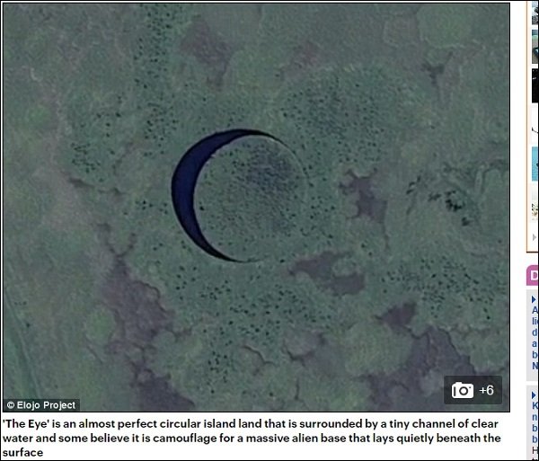 グーグルアースにもクッキリ、アルゼンチンで「宇宙人の巨大地底基地」が発見される!地元住民も恐れる超常現象の島の正体とは?の画像2