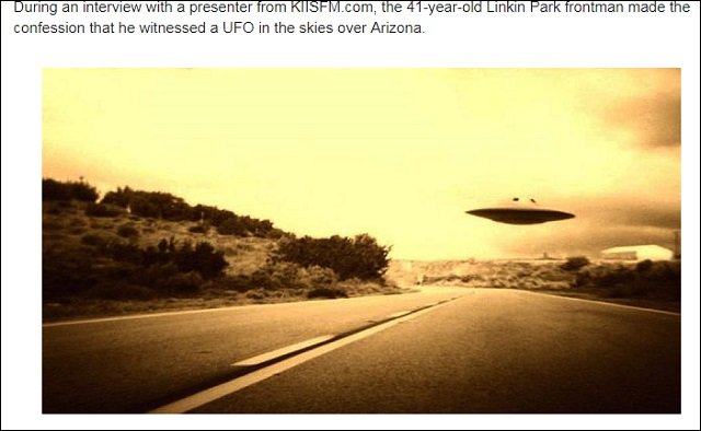 リンキン・パークのチェスター・ベニントン、自殺原因はUFOとの遭遇だった!! CIAの洗脳計画「MKウルトラ」の後遺症に苦しんでいた!?の画像1