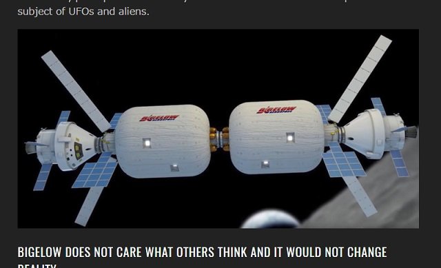 NASAを金で動かす超大物経営者ロバート・ビゲローが暴露! 「宇宙人は地球にいる」「政府がUFO情報を隠蔽してる」の画像2