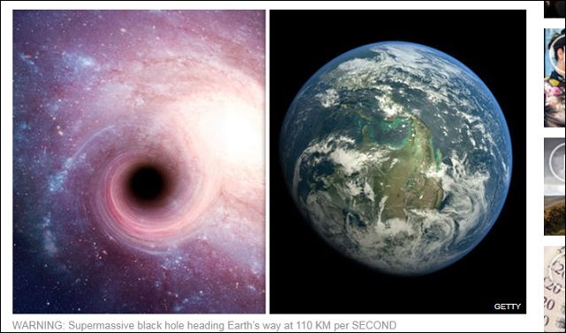 アンドロメダの「超巨大ブラックホール」が時速40万kmで地球に接近中！ 太陽の400万倍の質量に呑み込まれ地球滅亡へ！の画像1