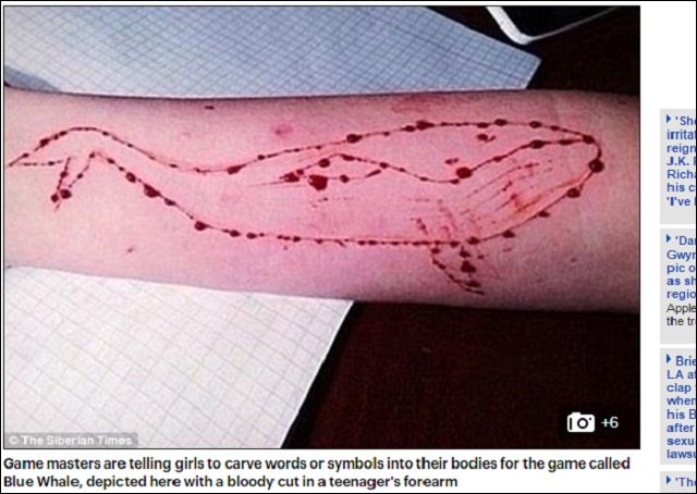 ロシアの自殺グループが作った遊び「Blue Whale」で130人以上の少年少女らが死亡! 残酷なルールも判明の画像2