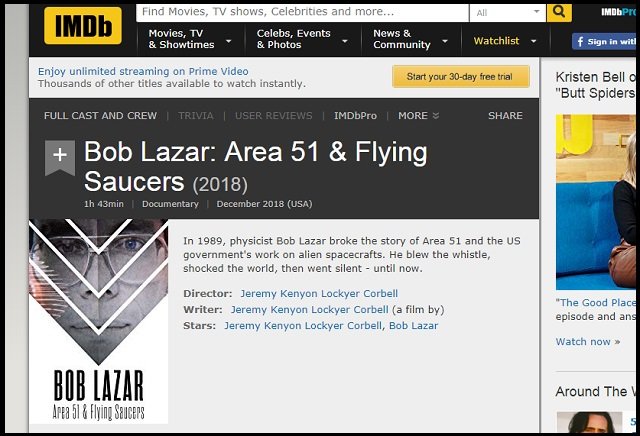 あの元エリア51職員ボブ・ラザーが「UFO技術の真実」を30年ぶりに暴露へ! 推進装置やゼータ星人の謎も公開か!?の画像3