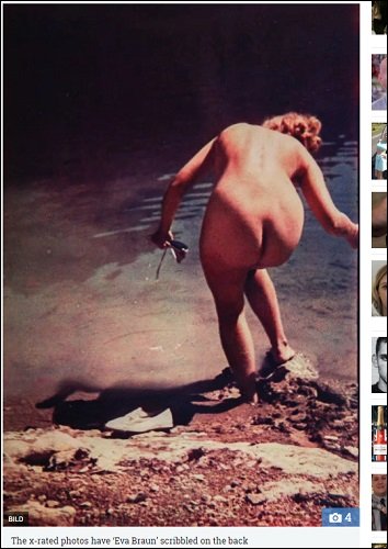 ヒトラーの愛人エヴァ・ブラウンの全裸ヌード写真が2枚も流出！ 胸を突き出し、満面の笑み…変態総統が撮影か!?の画像5