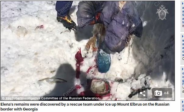 【閲覧注意】31年前に雪山で遭難した女性の「氷漬けミイラ」が発見される！ まるで蝋人形、回収される日を待ち続けて…の画像1