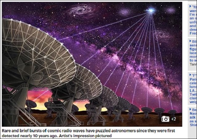 今度こそ宇宙人からのメッセージか？「高速電波バースト（FRB）」を再び観測、「遠くの銀河から発信された」＝オーストラリアの画像3