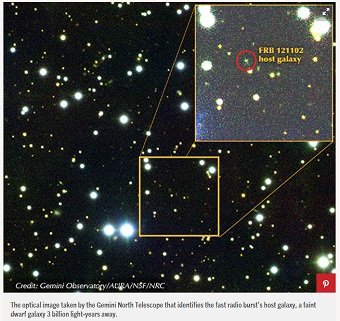 宇宙からの謎の電波「高速電波バースト(FRB)」の発信源が判明! 専門家がトカナに大暴露「宇宙人(タイプIII)からのメッセージの可能性」の画像1