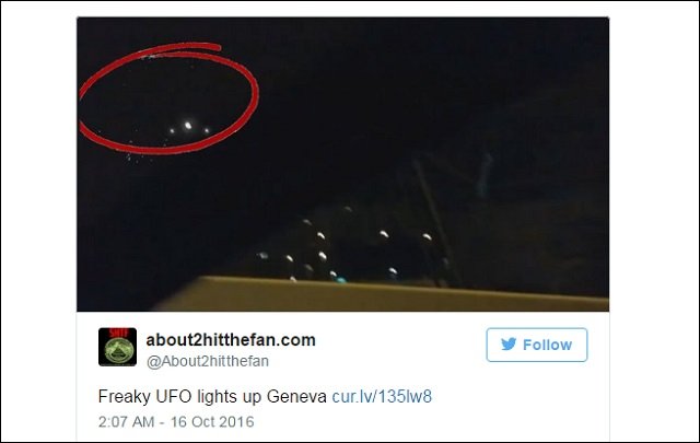 【動画】ジュネーブ上空に「三角形型UFO」が4機飛来、燃えるように飛び去る決定的瞬間! 専門家がドローン説否定!の画像1