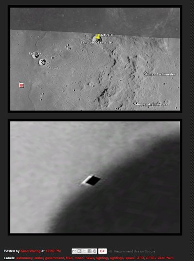 Google Moonが謎の真四角なゲートを激写? UFO地下基地への入り口としか思えない形状に驚愕!の画像2