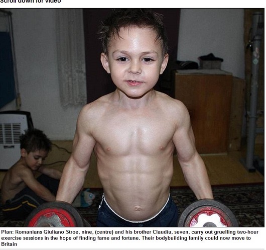 世界一強い9歳と7歳の兄弟ボディービルダー！ 大人顔負け、ギネス記録さえ持つ驚異の肉体!!の画像1