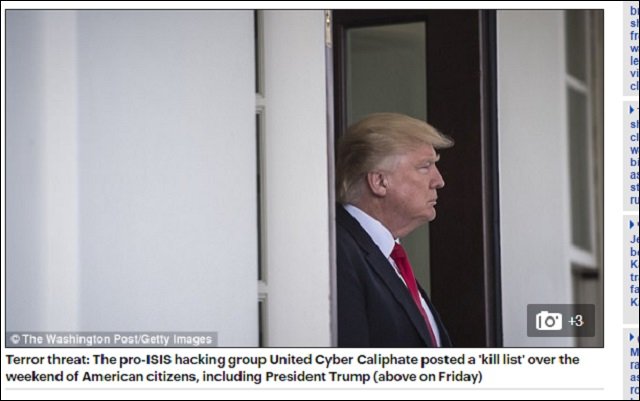 「イスラム国」の殺害リスト 8786人の公開迫る! 住所も特定、トランプ大統領の名も、日本人は?の画像2