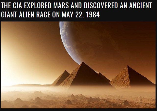 CIAが火星調査を実施、巨人と接触していた！ 機密資料で「スターゲイト・プロジェクト」の新事実発覚の画像1