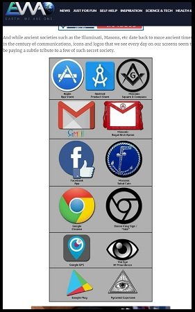 グーグルやFacebookのロゴに隠された4つの象徴！ フリーメイソン、イルミナティ、悪魔崇拝…！ の画像6
