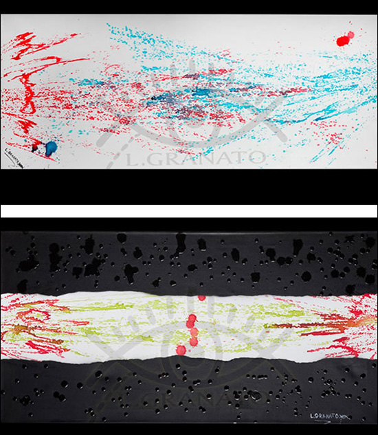 鼻から入れた絵の具を目から出して描いた絵が20万円の価値!の画像2