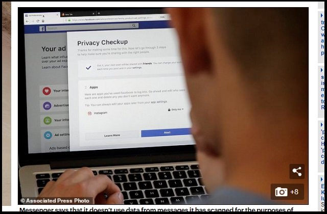 【警告】「FBメッセンジャーのチャット・写真は全て検閲」遂にザッカーバーグが認める! もっとヒドいのはグーグルとの指摘も の画像2