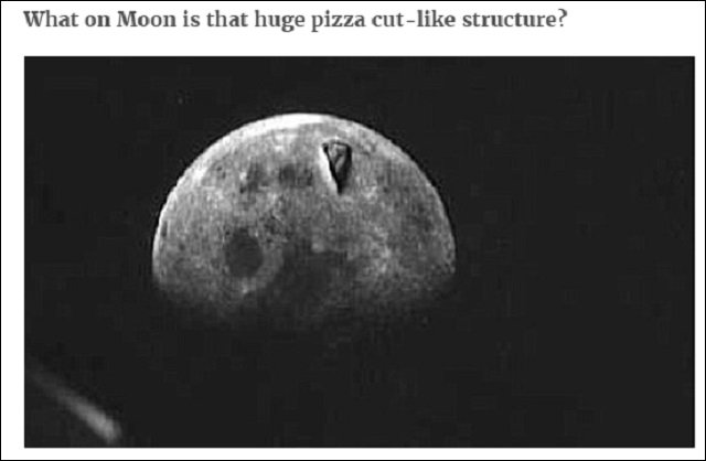 未だ解明されない「奇妙な月面写真5枚」! UFO・宇宙人・月面基地の決定的証拠、巨大ピザも!の画像2