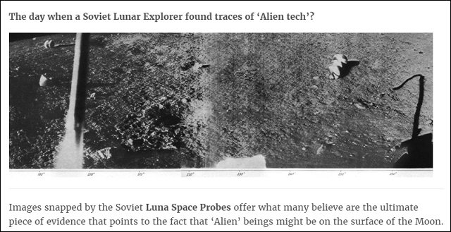 未だ解明されない「奇妙な月面写真5枚」! UFO・宇宙人・月面基地の決定的証拠、巨大ピザも!の画像3