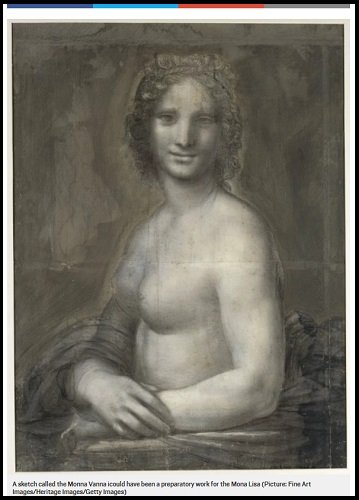 ダ・ヴィンチがモナ・リザのヌード版も描いていたことがほぼ確定? 乳首も肉感も超リアル!の画像2