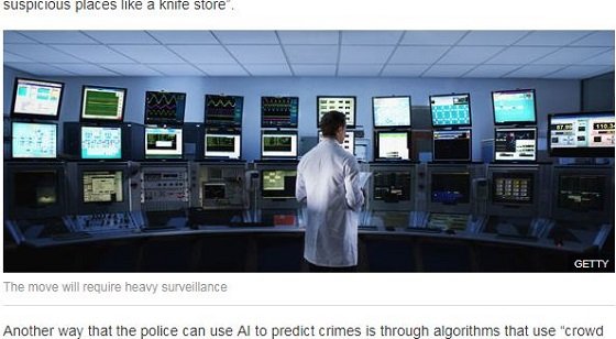中国政府、AIとビッグデータ活用で犯罪者を事前に割り出すシステム構築へ！ 包丁と袋を買ったら殺人鬼認定も!?の画像2