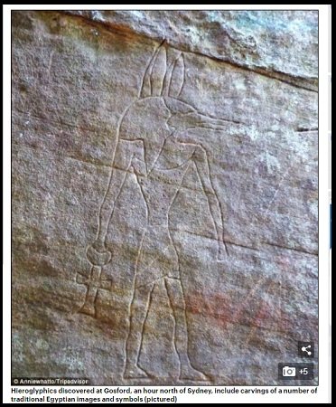 5千年前、古代エジプト人はオーストラリア山中にピラミッドを隠していた! 考古学者が謎多き「ゴスフォードグリフ」解読成功の画像2
