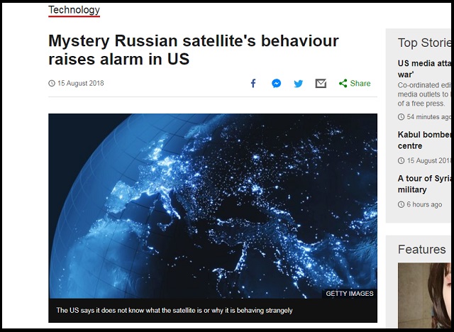 ロシアの殺人衛星が「超異常な動き」をしていることが発覚! 宇宙戦争勃発を米国務省がガチ懸念の画像1
