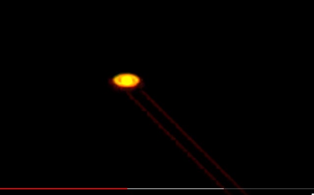 土星がレーザービームを照射、攻撃モードに替わる瞬間が激撮される! やはり土星全体が宇宙人基地だった?の画像2