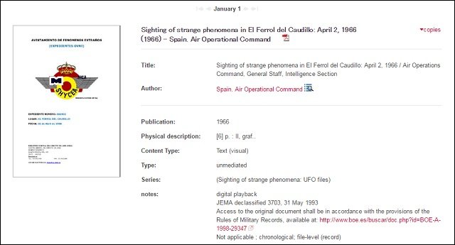 スペイン国防省が「機密UFOファイル」1900ページを公開！ 当局も困惑した「説明不可能な事件」が複数判明！の画像1