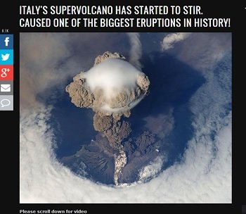 イタリアのスーパー火山「地獄への入口」が活発化! 破局噴火→噴煙による気候変動→世界滅亡か!?の画像2