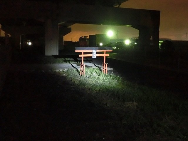 愛知県の「鳥居だけが出没する道路」! 心霊か、社か…不思議な高架下道路を調査した結果の画像3
