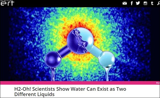 水は「エイチツゥ～Oh！」だった！ 2つの異なる液体の混合物であることが判明、科学者「未だ解明できない謎の存在」の画像2