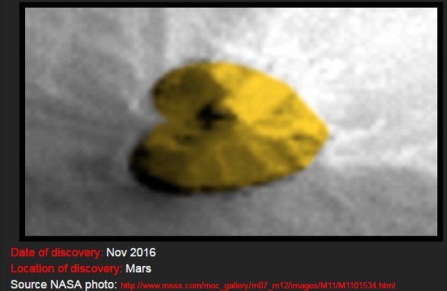 火星に不時着した「ハート型UFO」をNASAが激写! 専門家「操縦席も発見」、「修理すればまだ飛べる」の画像4