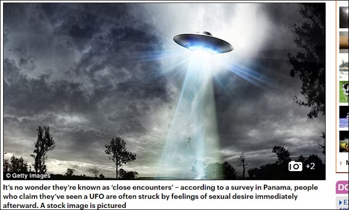 UFO目撃者の多くが「性的興奮」を感じていたことが判明! 専門家「淫乱宇宙人が性的に興奮させるビームを送っている」の画像3
