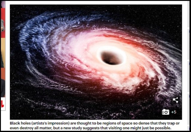 【朗報】ブラックホールに落ちると「自分の過去を抹消できる」ことが判明! 数学者が証明、非決定論的アナザーワールドにも行ける!の画像2