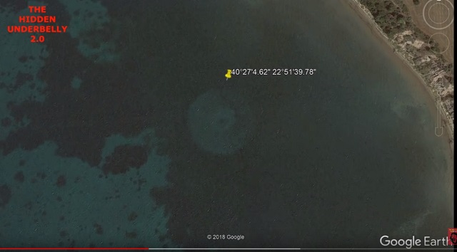 ギリシャ海底で息を潜めるUFOをグーグルアースが激写! 全長67m、操縦席もクッキリ… アダムスキー型か!?の画像2