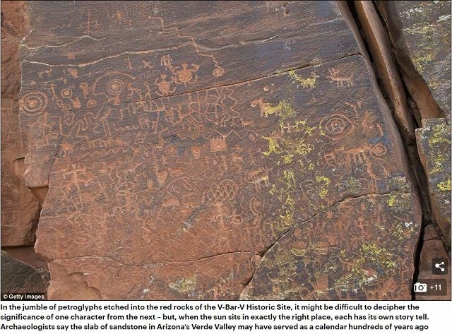 【衝撃】900年前のカオスな岩絵（ペトログリフ）がカレンダーだったことが判明！ 先住民シナワ族を今も導く「我々の誇り」＝米の画像1
