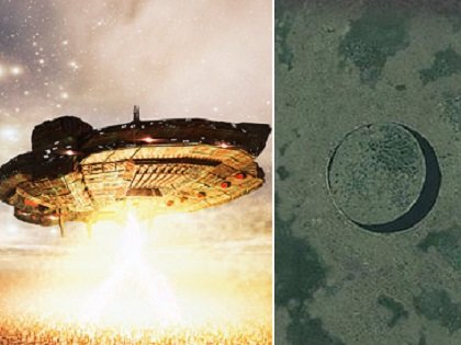 砂漠に隠れた 超巨大ufo がグーグルマップで発見される 2機ある可能性も 謎すぎる物体に全世界戦慄