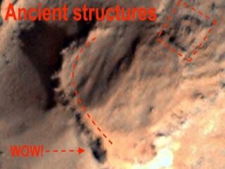 NASAの火星画像に“長いビルディング”が本気で写り込む！ 「古代火星文明の100％証拠」専門家も保証、地上絵も多数発見！