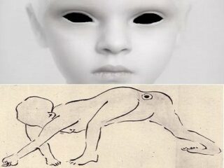 京都で目撃される「白い宇宙人」がヤバすぎる！ 真っ白い肌でお尻に目… 妖怪かUMAかエイリアンか、古都には何かがいる！