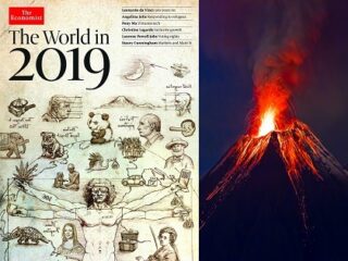 『エコノミスト2019 』の表紙が“富士山噴火と人類奴隷化”を予言！ 大麻、DNA、プーチン…25の不吉な暗示を一挙掲載！