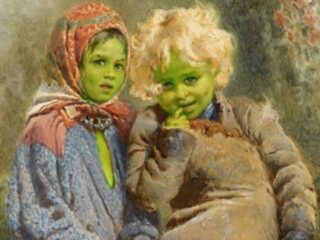 12世紀イギリスの昔話「グリーンチルドレン」に“実話説”が浮上！ 学者「全身緑色の子どもは宇宙人、物質転送装置も…」