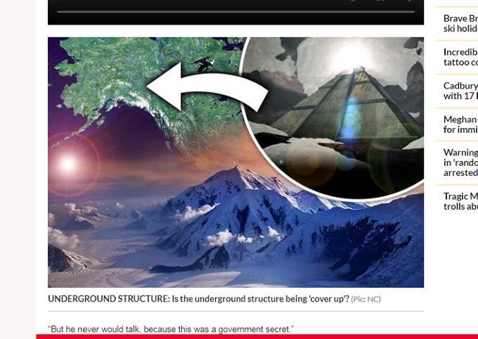 アラスカの地下に謎の「巨大ピラミッド」が存在か！ 地底エレベーター、地震、米軍…科学で解明できぬ地下エネルギーを暴露！の画像1