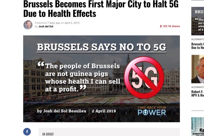 5G導入をベルギーが見送り決定！ 「市民はモルモットではない」環境相断言… 5Gは生命に大きな脅威、日本も再考を！の画像3