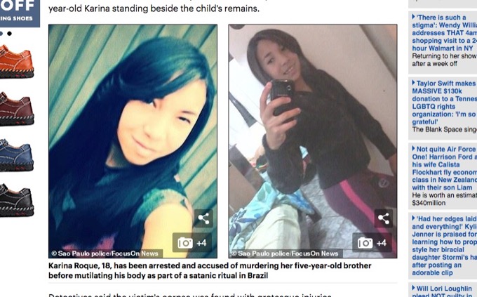 【閲覧注意】少女が5歳の弟を殺害しペニスを切り取って食べる事件発生! 頭部半分切り落とし、両目を…=ブラジルの画像1
